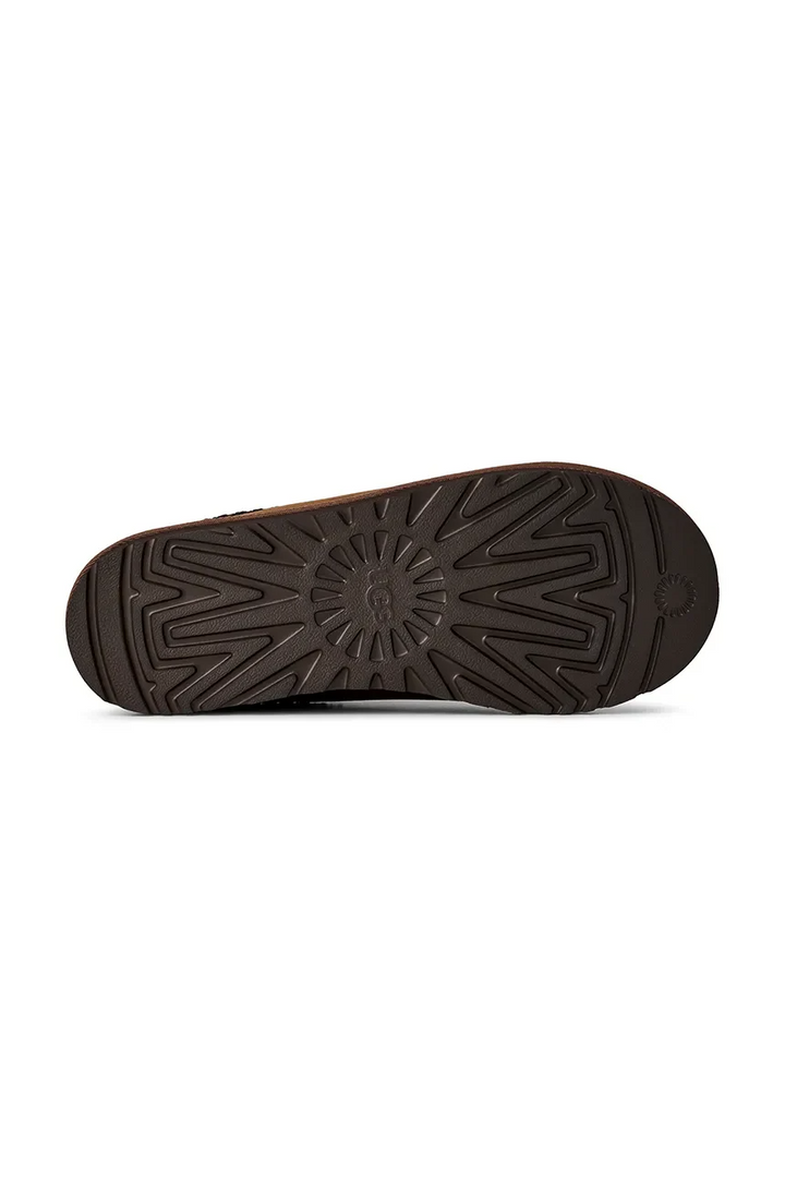 UGG Tasman II Nubuck "Dark Chestnut" 1175070-DKC – brązowe kapcie unisex