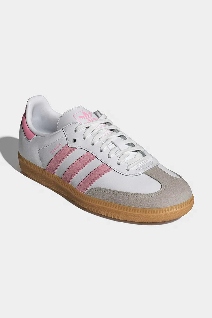 adidas Samba OG J "White Pink" JQ2018 – biało-różowe damskie sneakersy