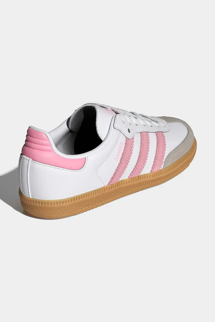 adidas Samba OG J "White Pink" JQ2018 – biało-różowe damskie sneakersy