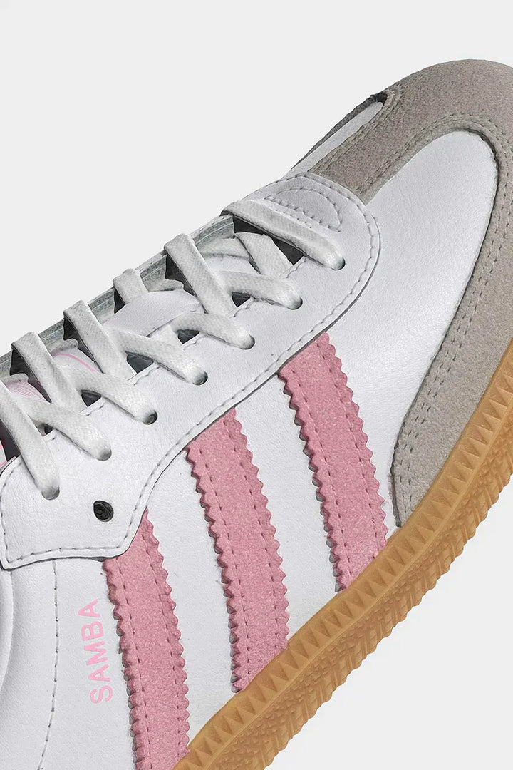 adidas Samba OG J "White Pink" JQ2018 – biało-różowe damskie sneakersy