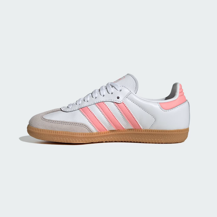 Adidas Samba OG J "White Coral Pink" Białe Różowe JP5480