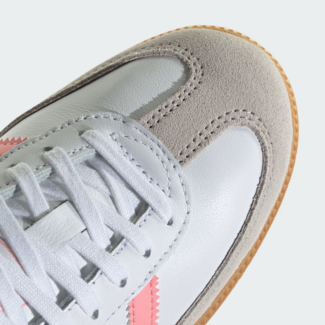 Adidas Samba OG J "White Coral Pink" Białe Różowe JP5480