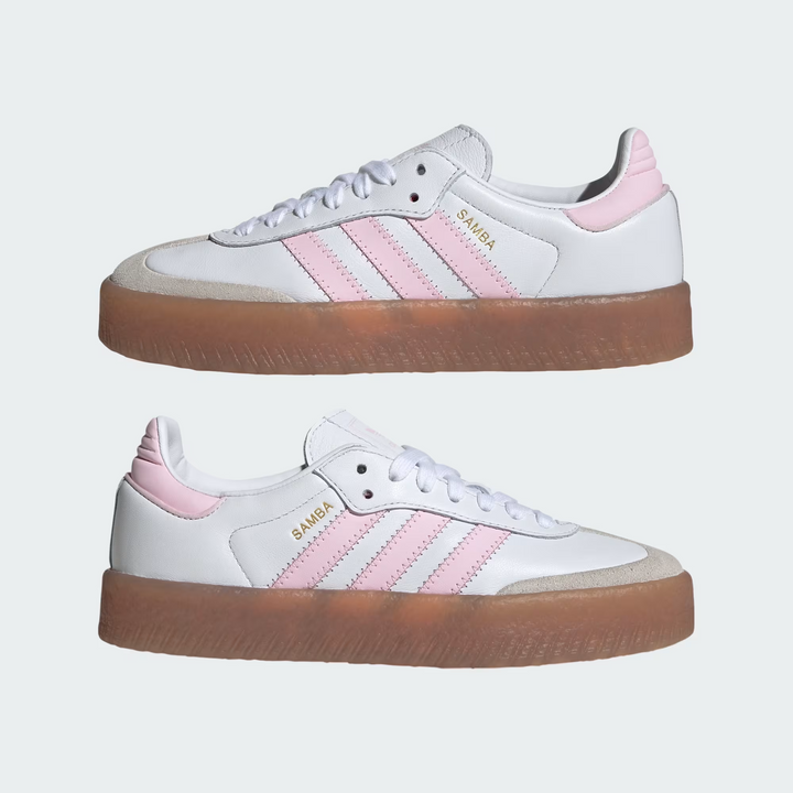 Adidas Sambae J "White Clear Pink" Białe JQ1237