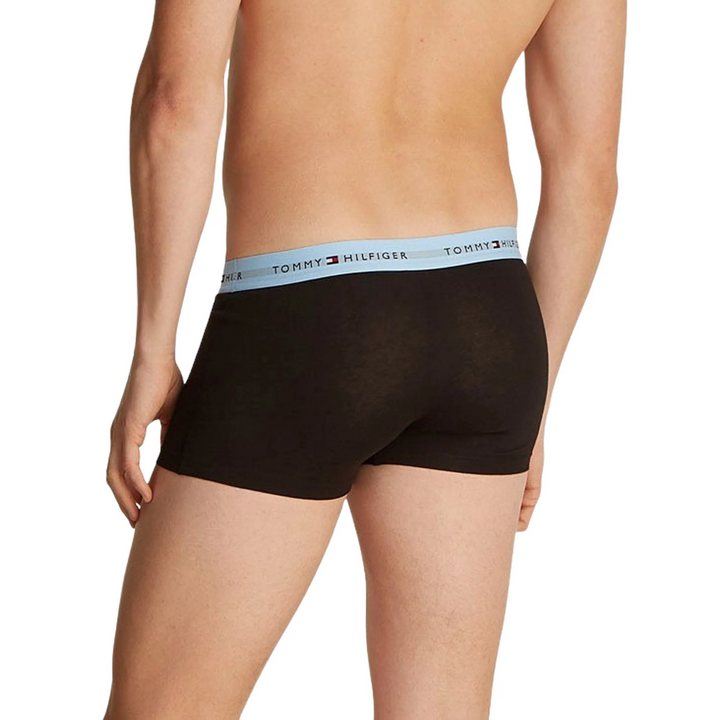 Tommy Hilfiger Repeat Logo Trunk Boxershorts Czarne Bokserki (7-pack) UM0UM03385-0WU