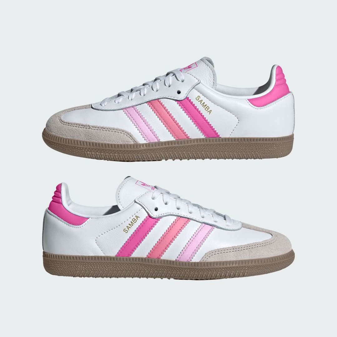 Adidas Samba OG J "White Orchid Fusion" Białe Różowe JP5492
