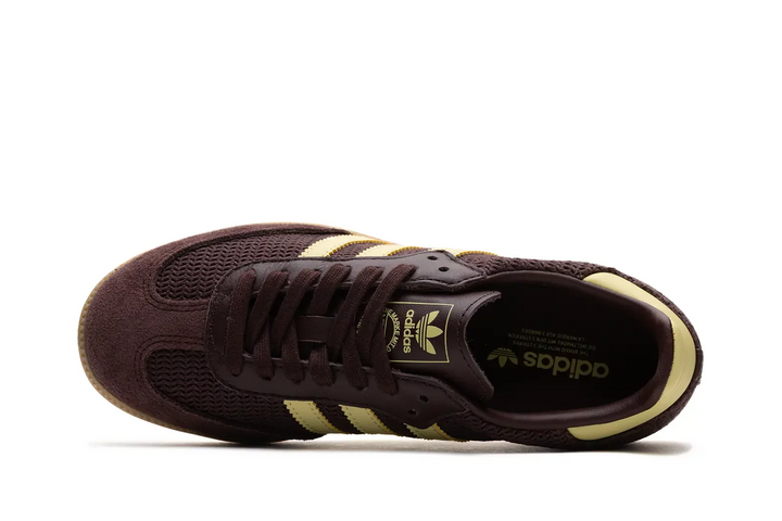 Adidas Samba OG "Shadow Brown" Powder Yellow Brązowe JR8167