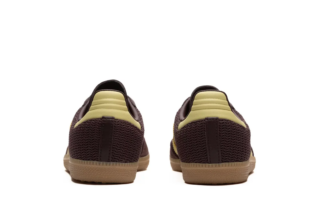 Adidas Samba OG "Shadow Brown" Powder Yellow Brązowe JR8167