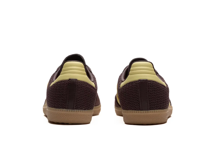 Adidas Samba OG "Shadow Brown" Powder Yellow Brązowe JR8167