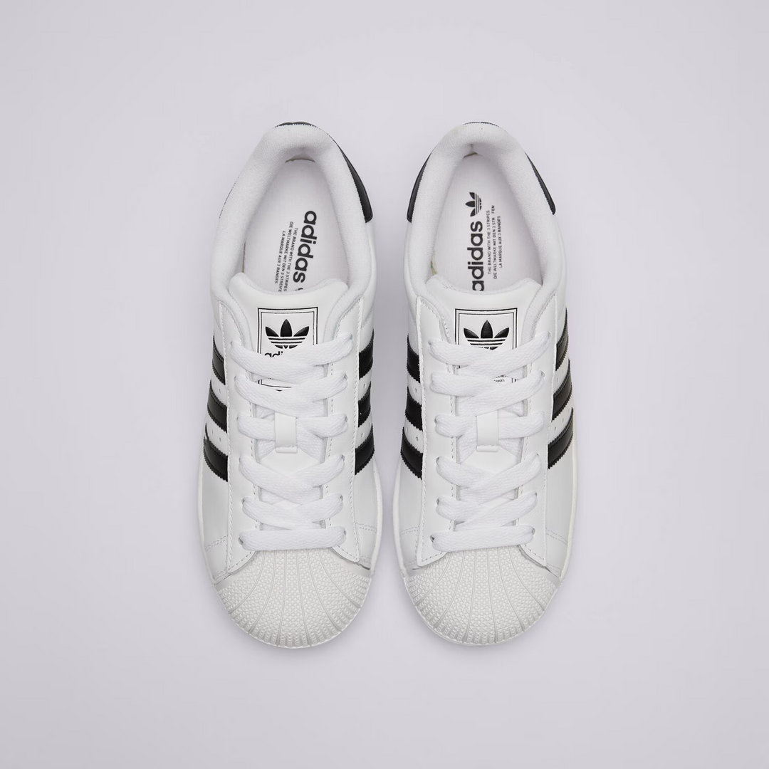 Adidas Superstar II J "White" Białe Czarne Skórzane JH9976