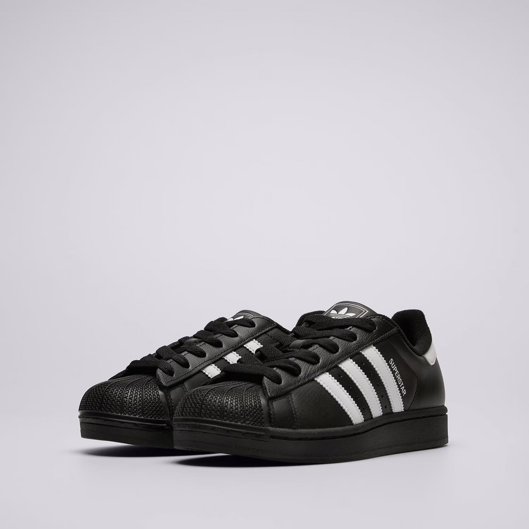 Adidas Superstar II J "Black" Czarne Skórzane JH9977