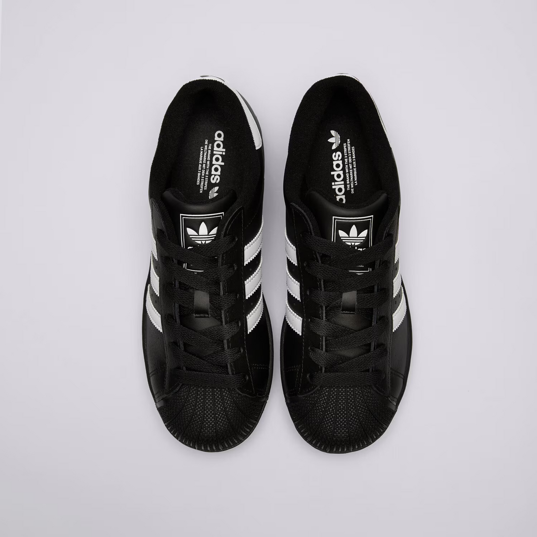 Adidas Superstar II J "Black" Czarne Skórzane JH9977