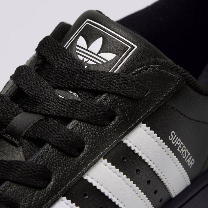 Adidas Superstar II J "Black" Czarne Skórzane JH9977
