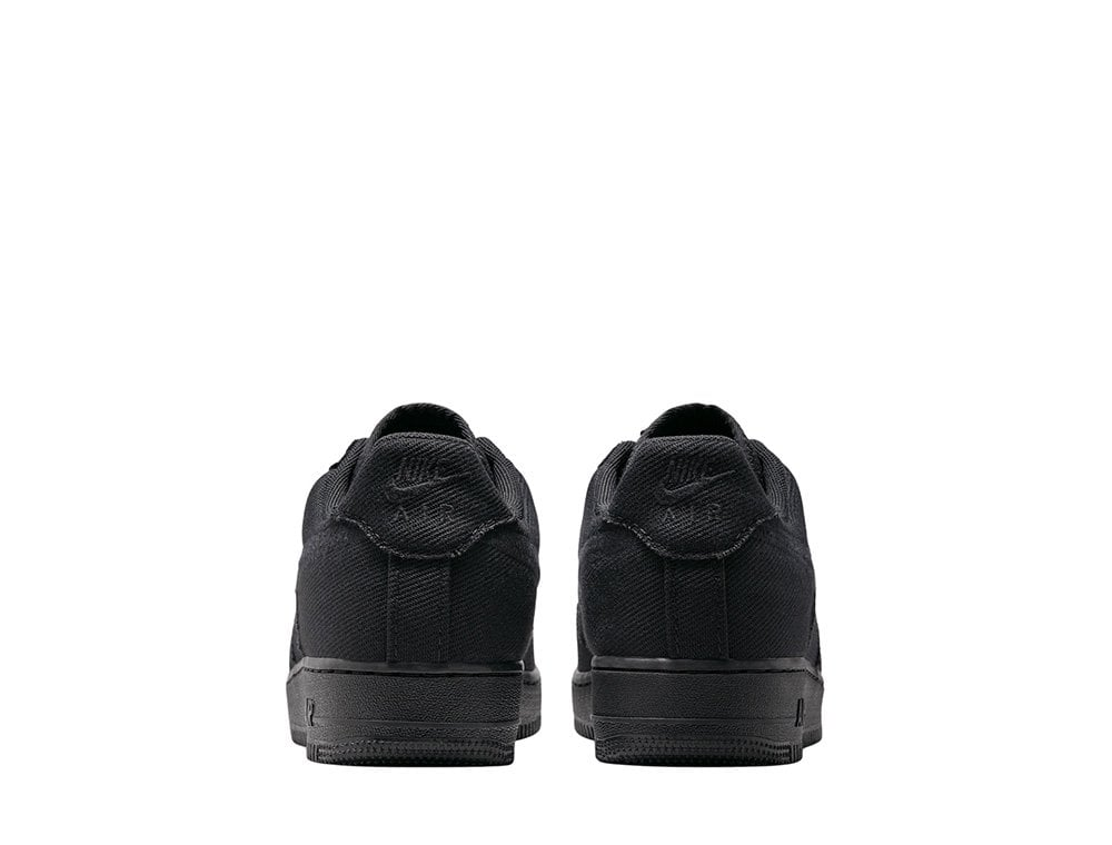 Nike Air Force 1 '07 Low "Black Canvas" Czarne Buty Sportowe Unisex Sneakersy HV1204-002