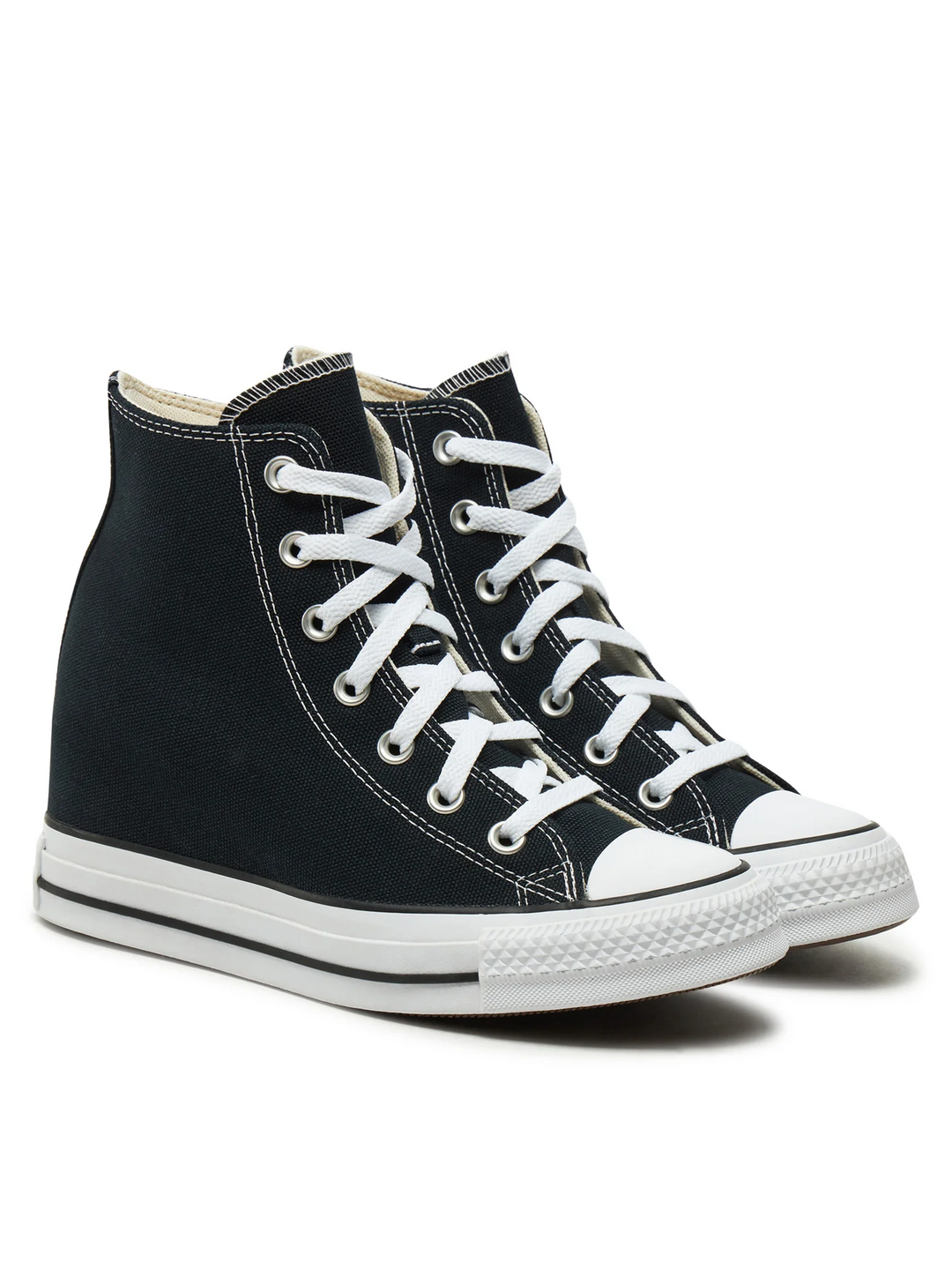 Converse Chuck Taylor All Star Wedge Platform "Black" Czarne Trampki Damskie Sportowe A11909C