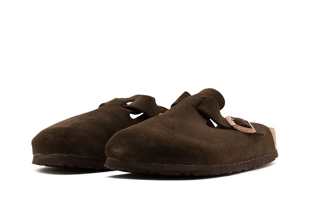 Birkenstock Boston "Mocca" Brązowe Klapki Damskie 0660463