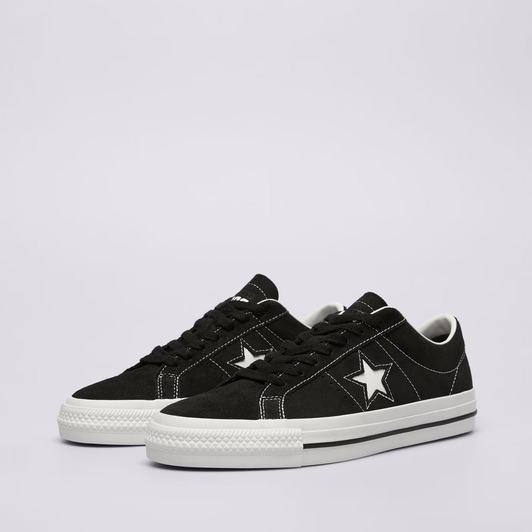 Converse One Star Pro "Black" Czarne Buty Sportowe Sneakersy Trampki 171327C