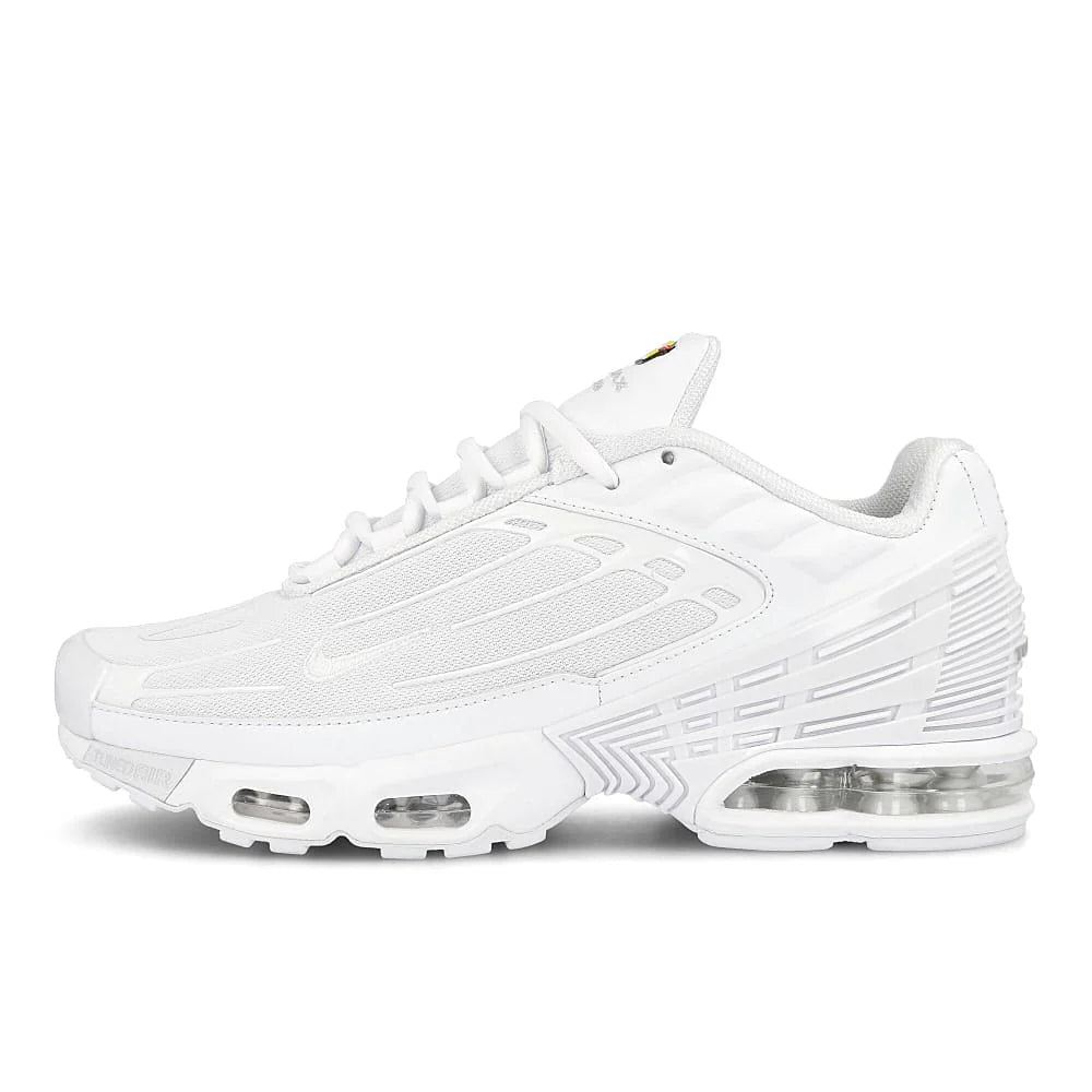 Nike Air Max Plus 3 TN "Triple White" Białe Męskie Sneakersy CW1417-100