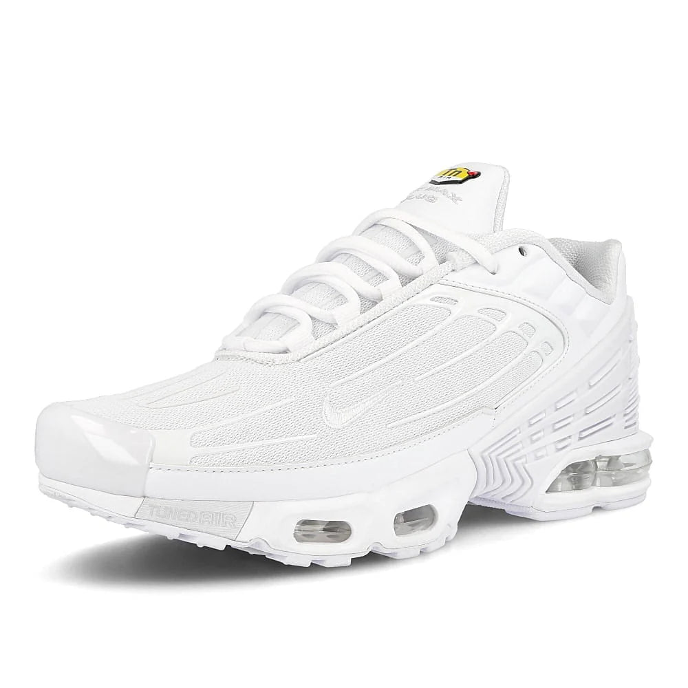 Nike Air Max Plus 3 TN "Triple White" Białe Męskie Sneakersy CW1417-100