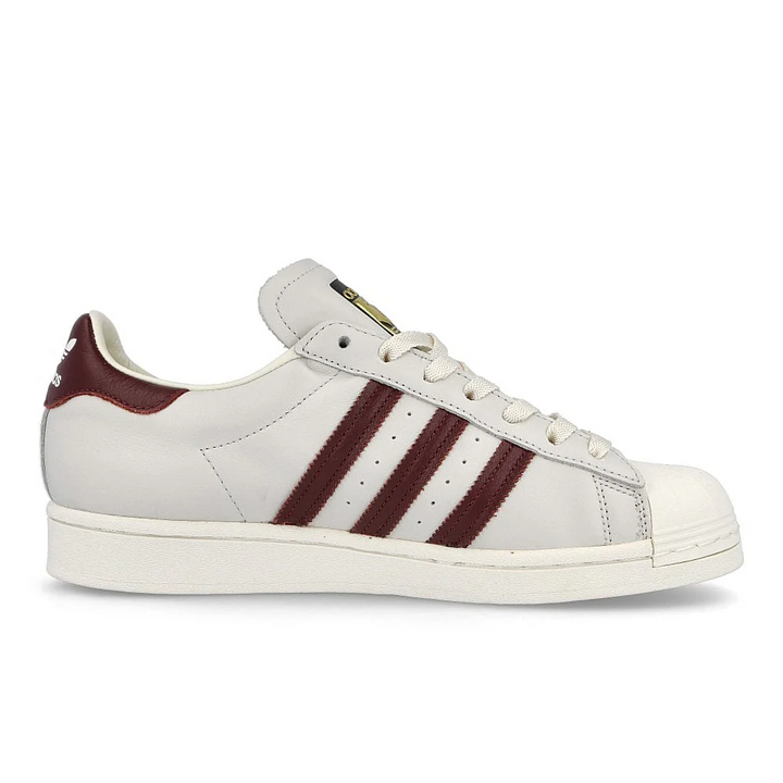 Adidas Superstar "Off White Maroon" Białe H68187