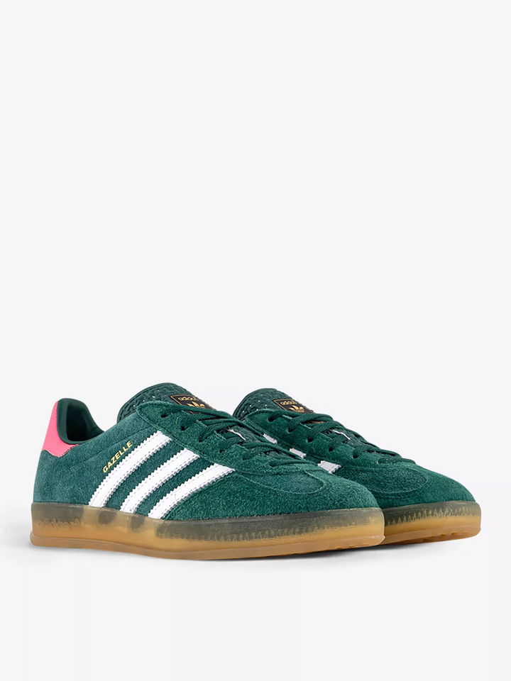 Adidas Gazelle Indoor "Collegiate Green" Lucid Pink (Women's) Zielone IG5929