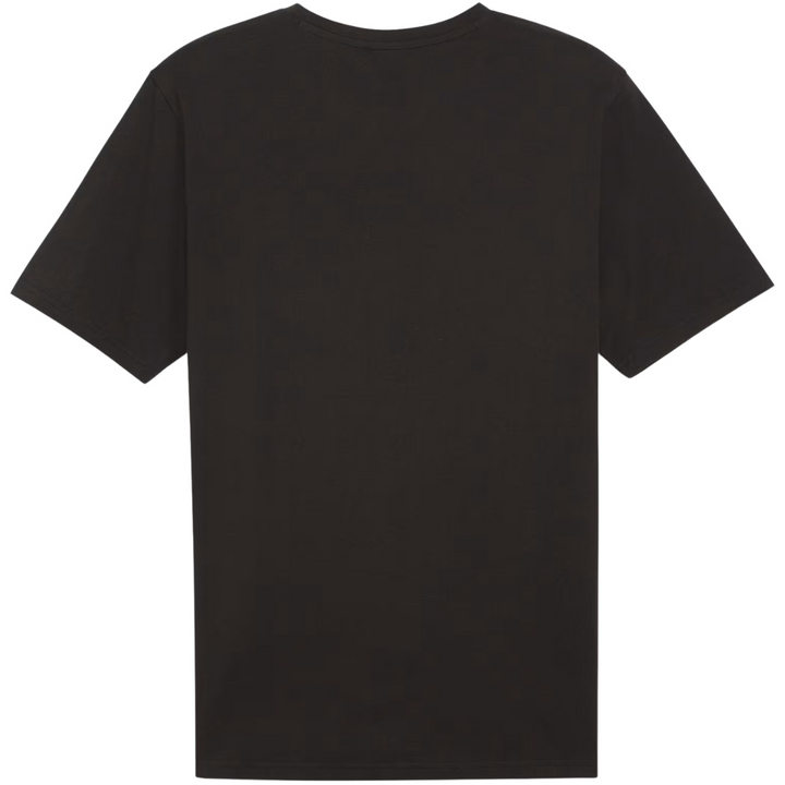 Puma teamRISE Logo Cotton Shirt Męska Koszulka Czarna 658705-03