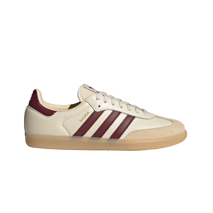 adidas Samba OG "Shadow Red" Beżowe Czerwone JS3830
