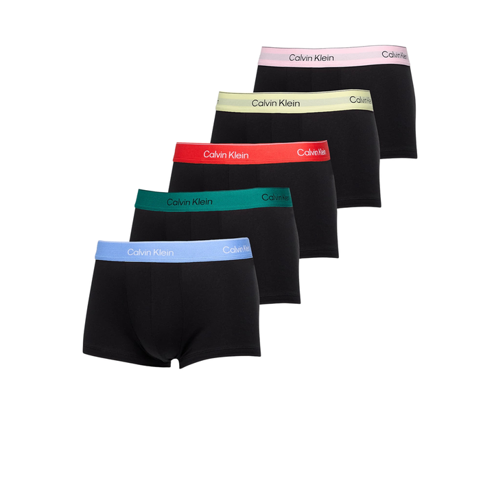 Calvin Klein Low Rise Trunk Boxershorts  (5-pack) Czarne Bokserki LV00NB4230-VSU