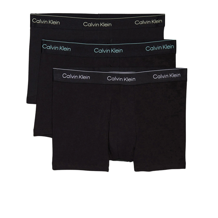 Calvin Klein Icon Cotton Stretch Trunk Boxershorts (3-pack) Czarne Bokserki Męskie LV00NB4392-VR9