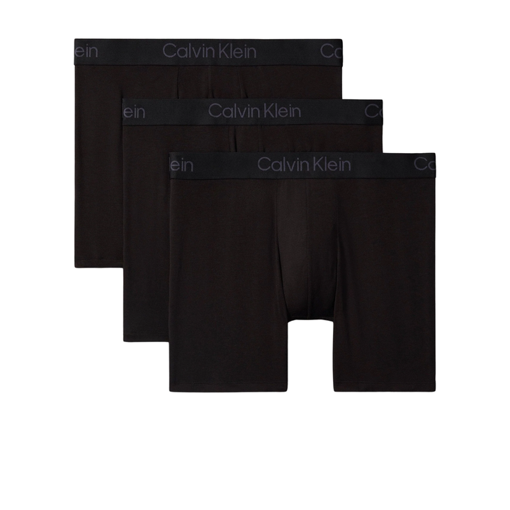 Calvin Klein Brief Boxershorts  (3-pack) Black Czarne Bokserki Męskie LV00NB4193-UB1