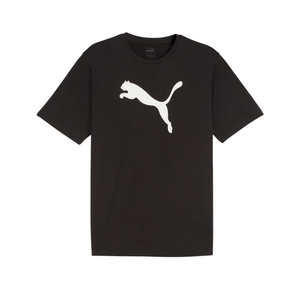 Puma teamRISE Logo Cotton Shirt Męska Koszulka Czarna 658705-03