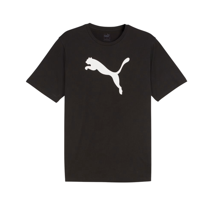 Puma teamRISE Logo Cotton Shirt Męska Koszulka Czarna 658705-03
