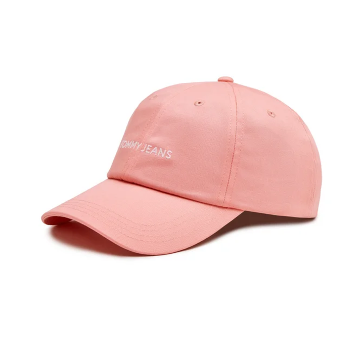 Tommy Hilfiger Jeans Linear Logo Cap Pink AW0AW15845-TIC