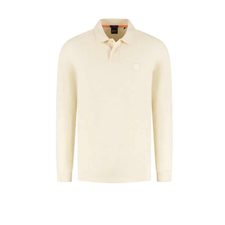 Hugo Boss Passerby Longsleeve Koszulka Polo Beżowa 50507704-767