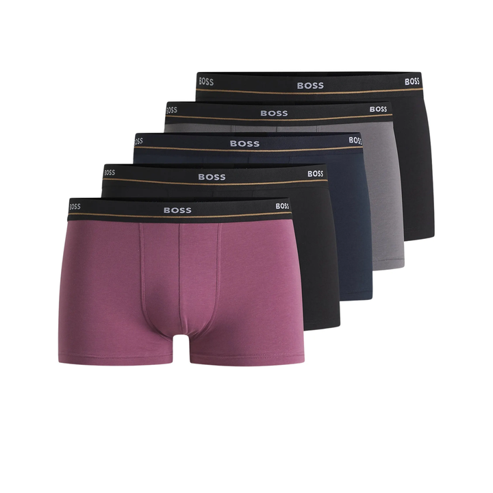 Hugo Boss Essential Trunk Boxershorts Męskie Bokserki 5-pack 50531660-984