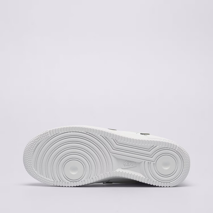 Nike Air Force 1 Low '07 LV8 "White Silver Mini Swoosh" Białe Damskie Buty Sportowe Sneakersy CT1990-100