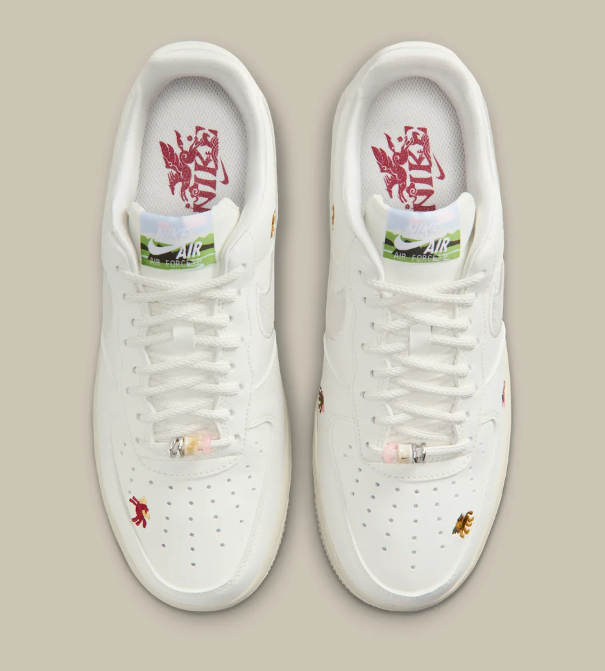 Nike Air Force 1'07 W "Pegasus" Białe Buty Sportowe Sneakersy Damskie IQ1143-100