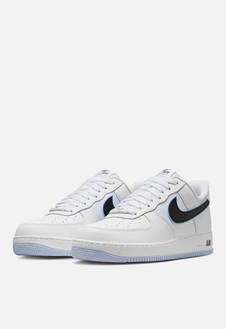 Nike Air Force 1 Low '07 LV8 "White Hydrogen Blue" Białe Męskie Buty Sportowe Sneakersy IQ7593-100