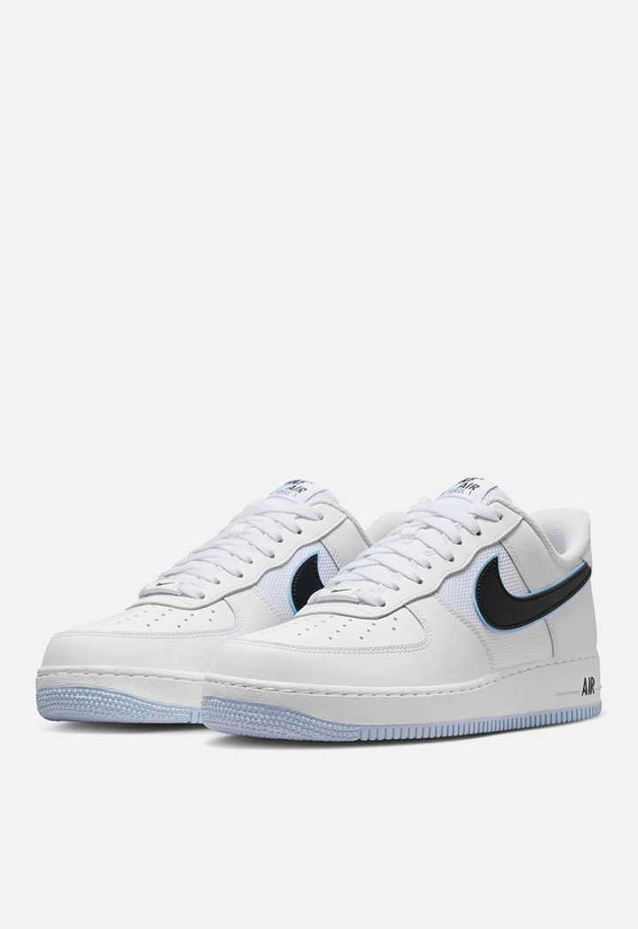 Nike Air Force 1 Low '07 LV8 "White Hydrogen Blue" Białe Męskie Buty Sportowe Sneakersy IQ7593-100