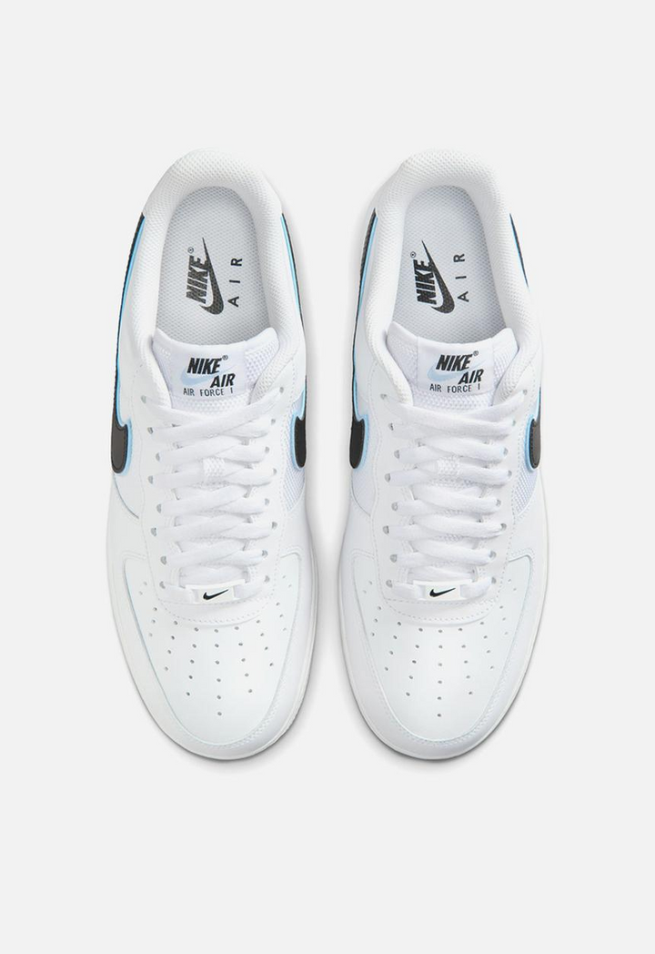 Nike Air Force 1 Low '07 LV8 "White Hydrogen Blue" Białe Męskie Buty Sportowe Sneakersy IQ7593-100