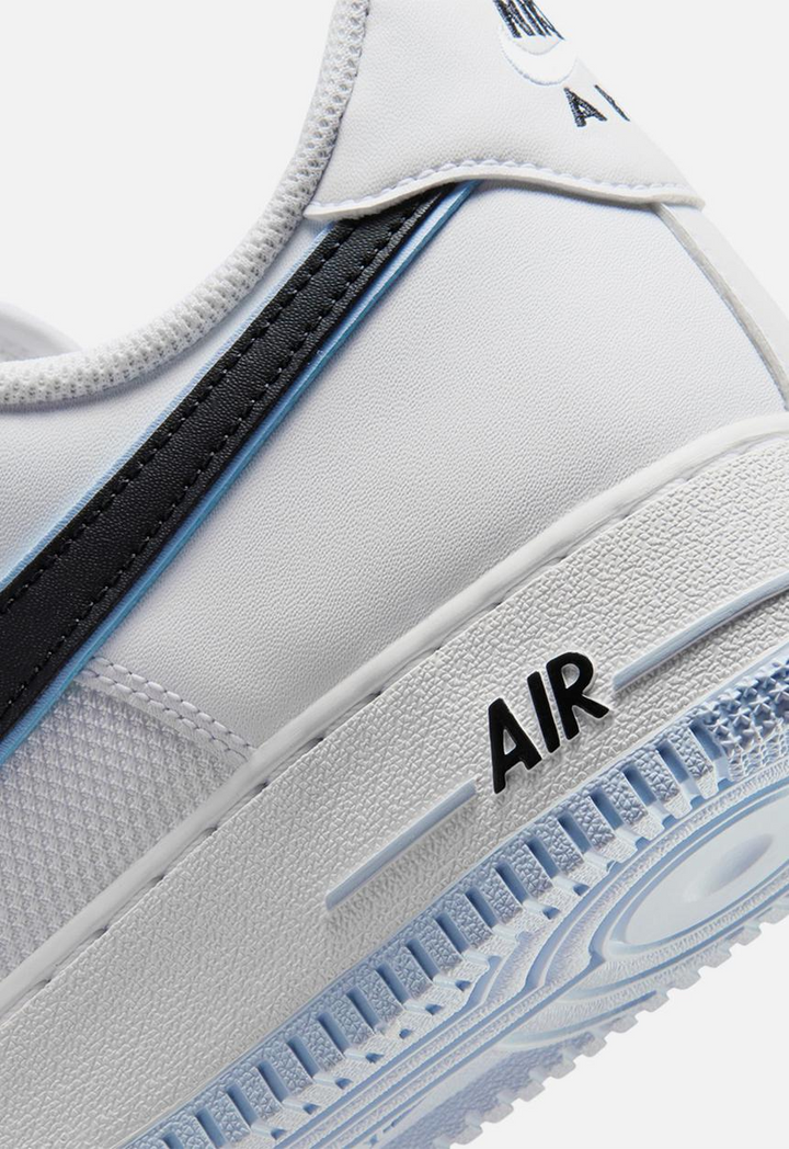 Nike Air Force 1 Low '07 LV8 "White Hydrogen Blue" Białe Męskie Buty Sportowe Sneakersy IQ7593-100
