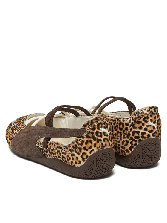 Puma Speedcat Ballet "Wild" Brązowe Baleriny Panterka 406689-01
