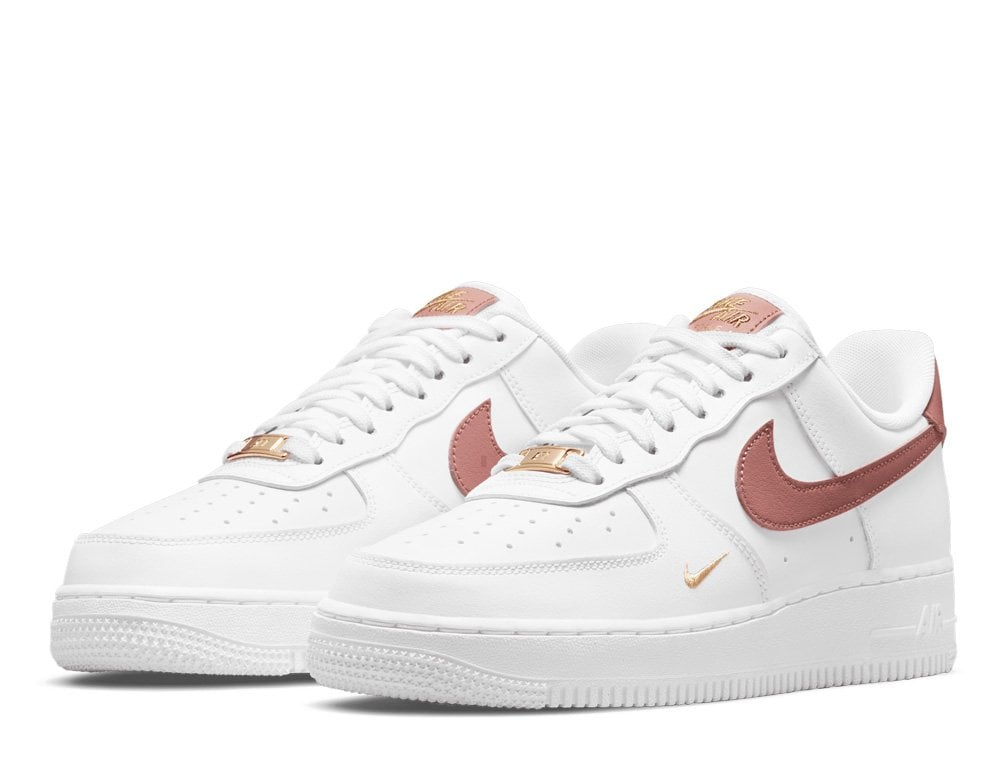 Nike Air Force 1 Low '07 Essential "White Rust Pink" Białe CZ0270-103