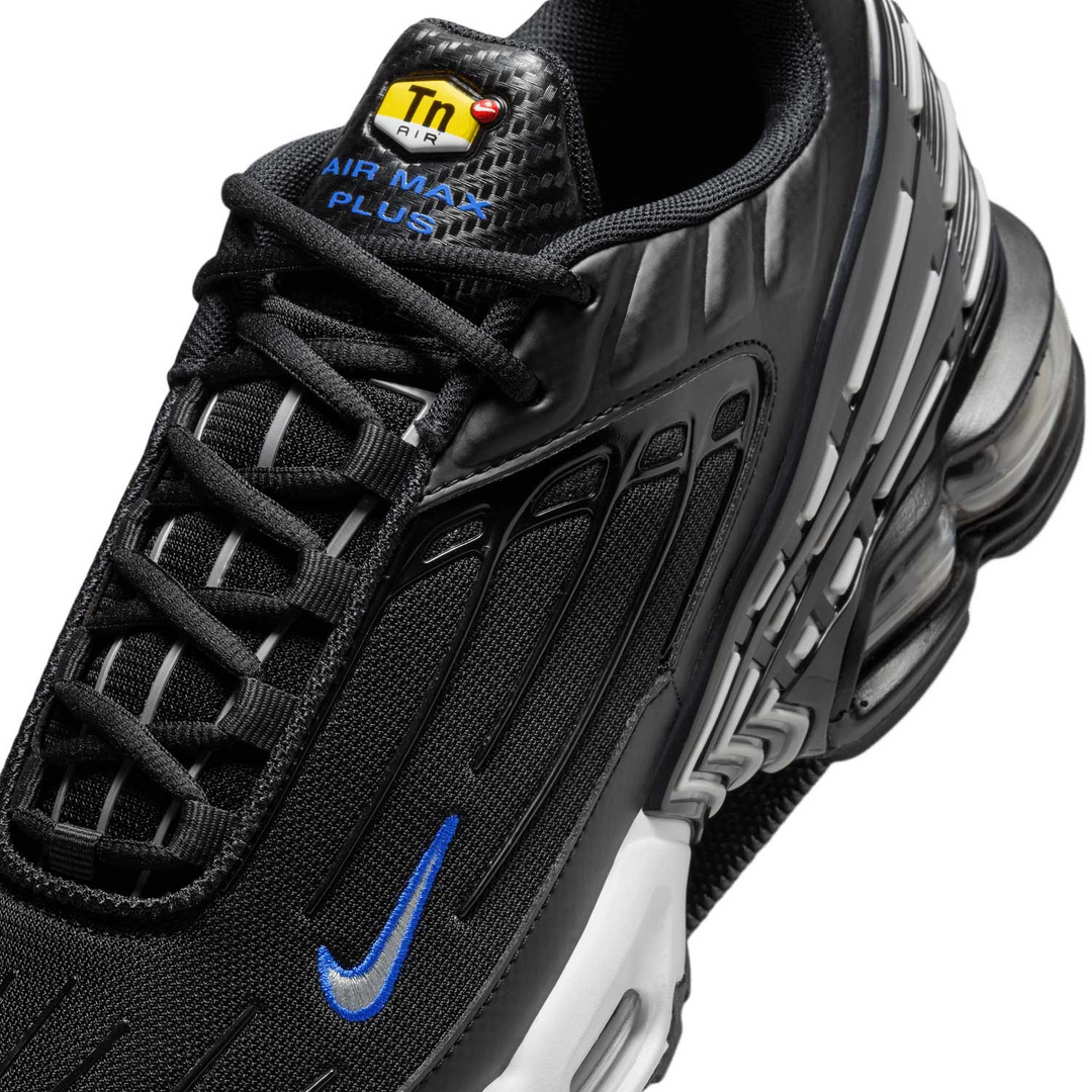 Nike Air Max Plus 3 Black Blue Metallic Silver Czarne HF4294-001