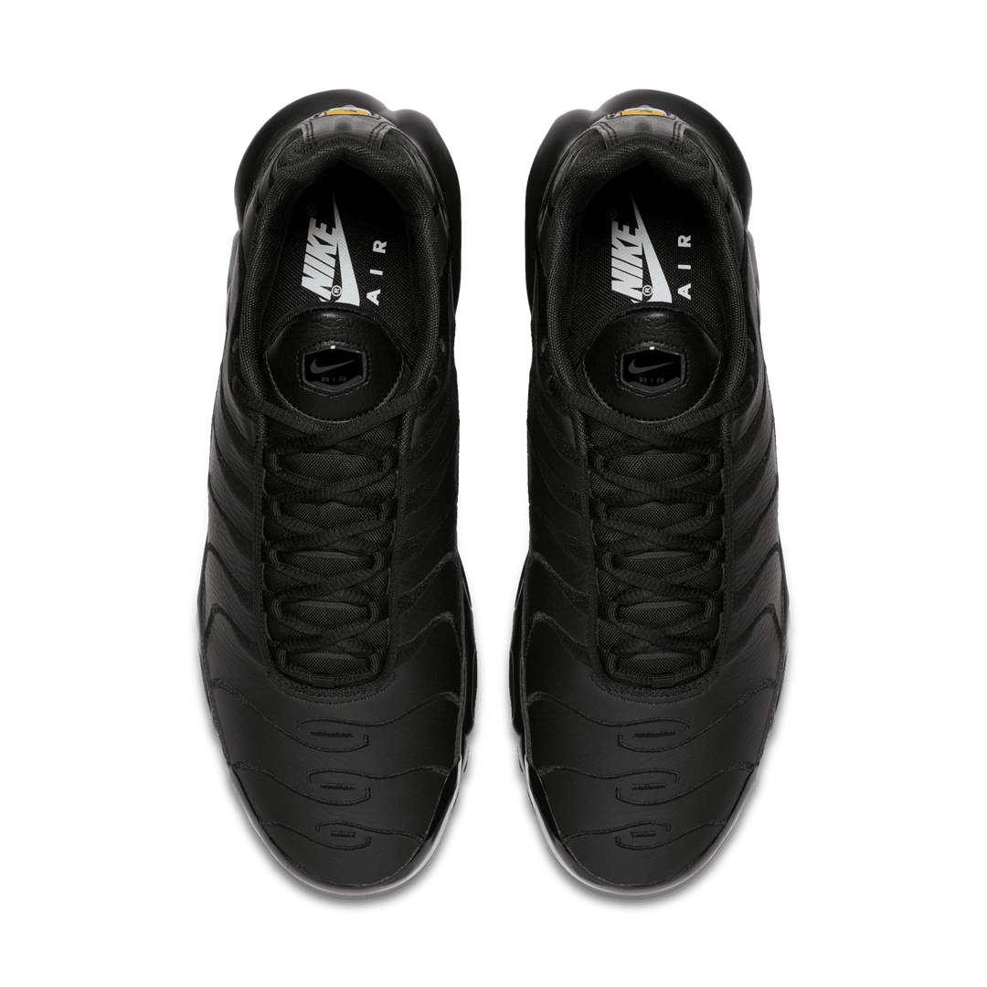 Nike Air Max Plus TN "Triple Black Leather" Skórzane Czarne AJ2029-001