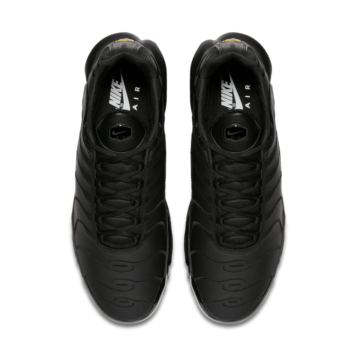 Nike Air Max Plus TN "Triple Black Leather" Skórzane Czarne AJ2029-001