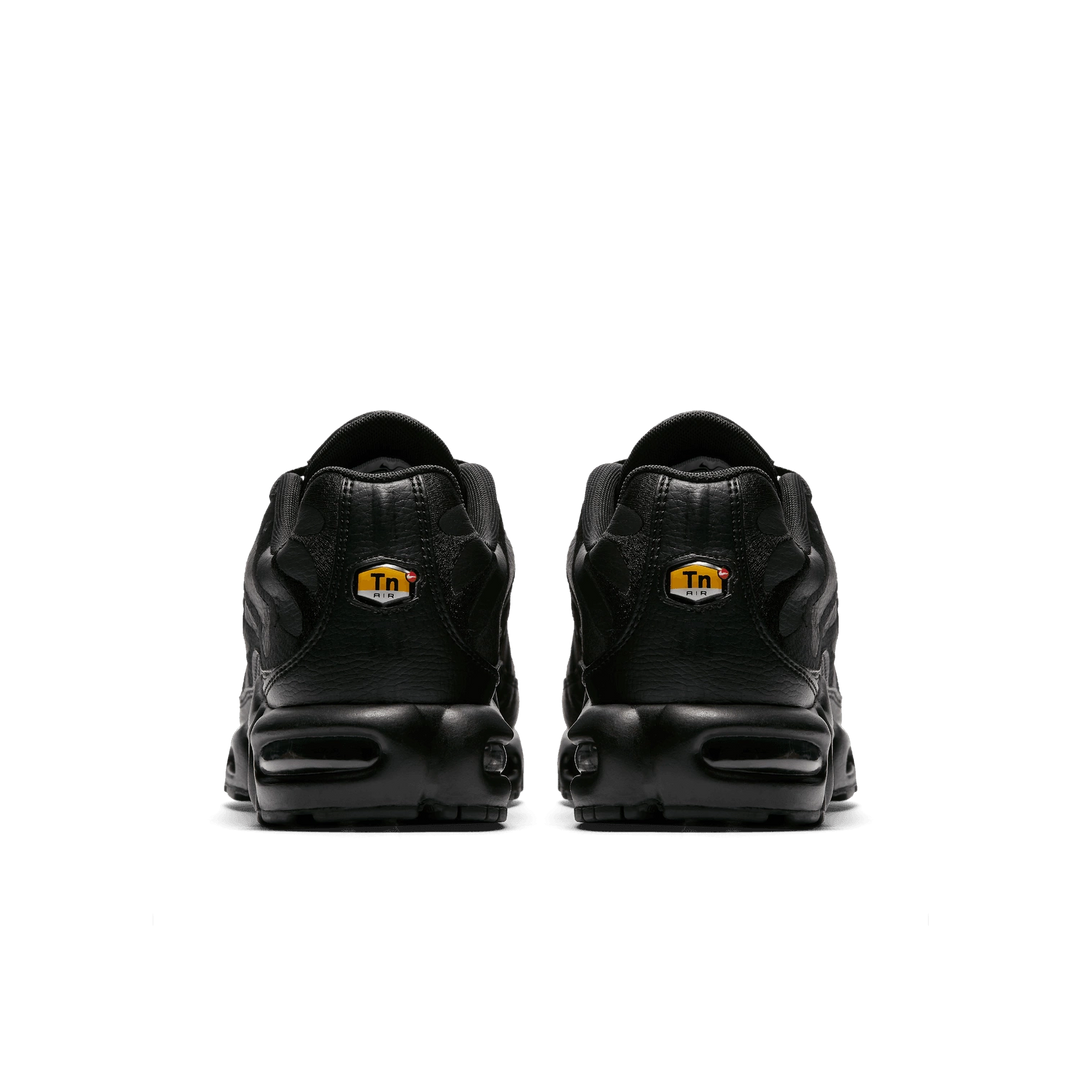 Nike Air Max Plus TN "Triple Black Leather" Skórzane Czarne AJ2029-001