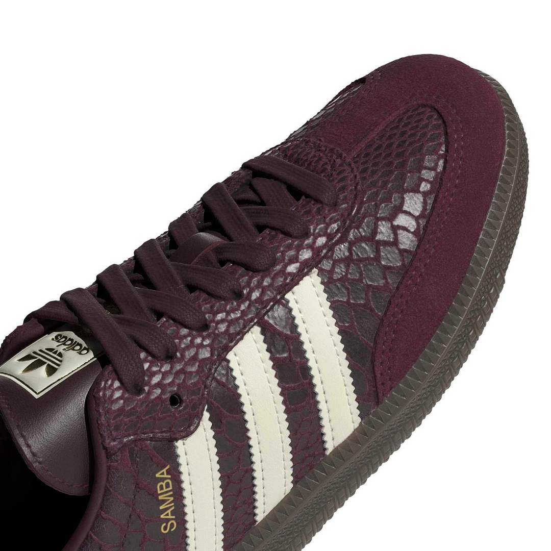 adidas Samba OG "Shadow Red" IH3979 – bordowe damskie sneakersy