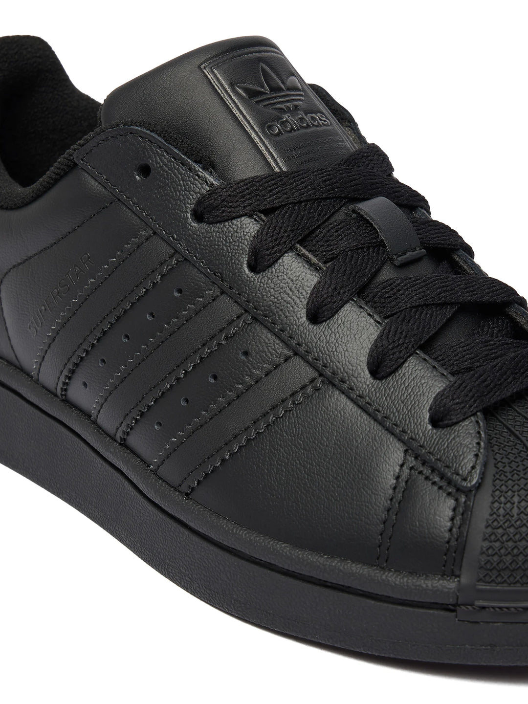 adidas Superstar II J "Triple Black" JH9979 – czarne damskie sneakersy
